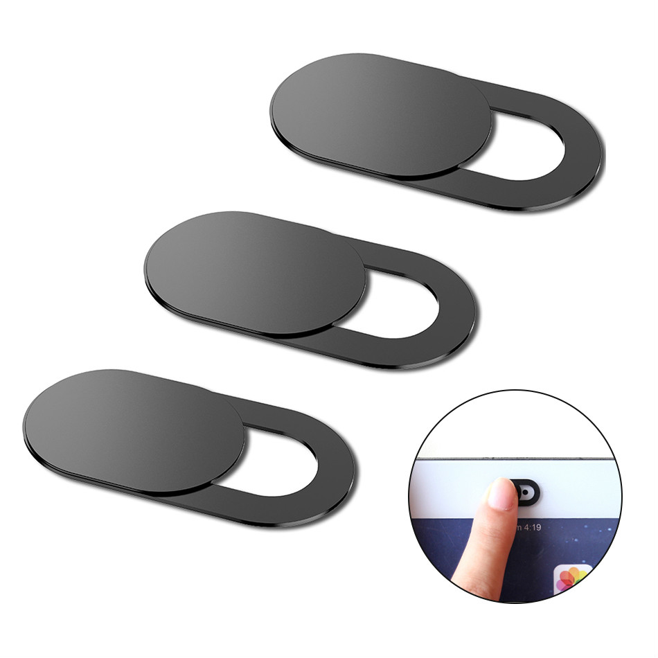 Laptop Accessories For Protection - Couverture de Webcam en plastique noir,