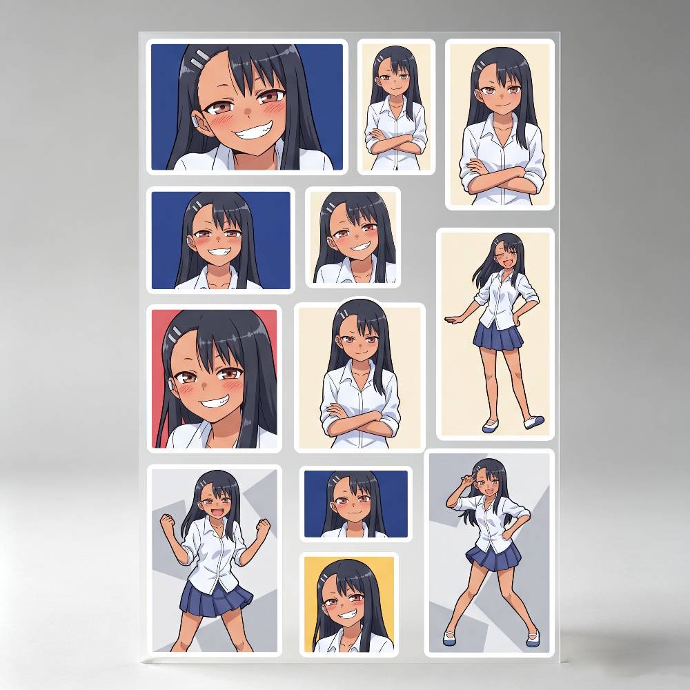 Laptop Accessories Ideas - Autocollants d'anime Miss Nagatoro, pour carrosserie