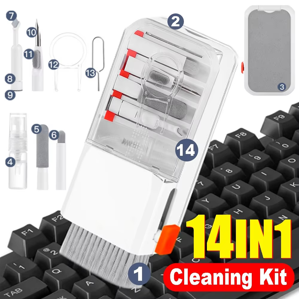 Screen Cleaning Kit - Kit de nettoyage multifonction 14 en