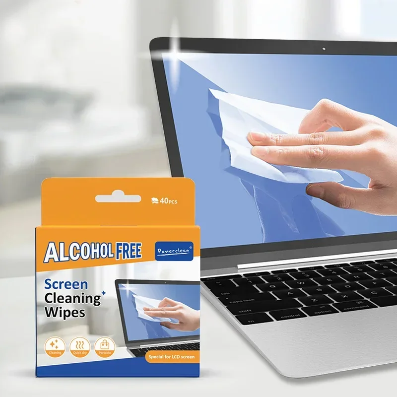 Screen Cleaning Kit - 40 lingettes nettoyantes - chiffons de