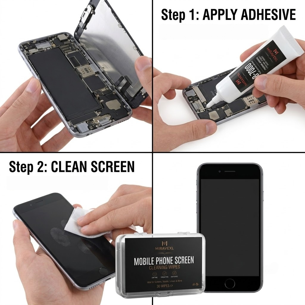 Kit de réparation pour démonta - Screen Cleaning Kit avis et prix