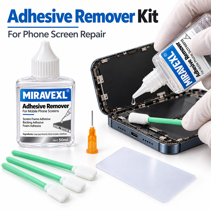 Kit de dissolvant de colle pou - Screen Cleaning Kit avis et prix