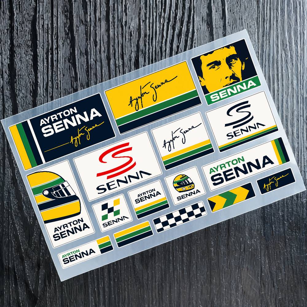 Autocollants A-Ayrton S-Senna  - Laptop Accessories Ideas avis et prix