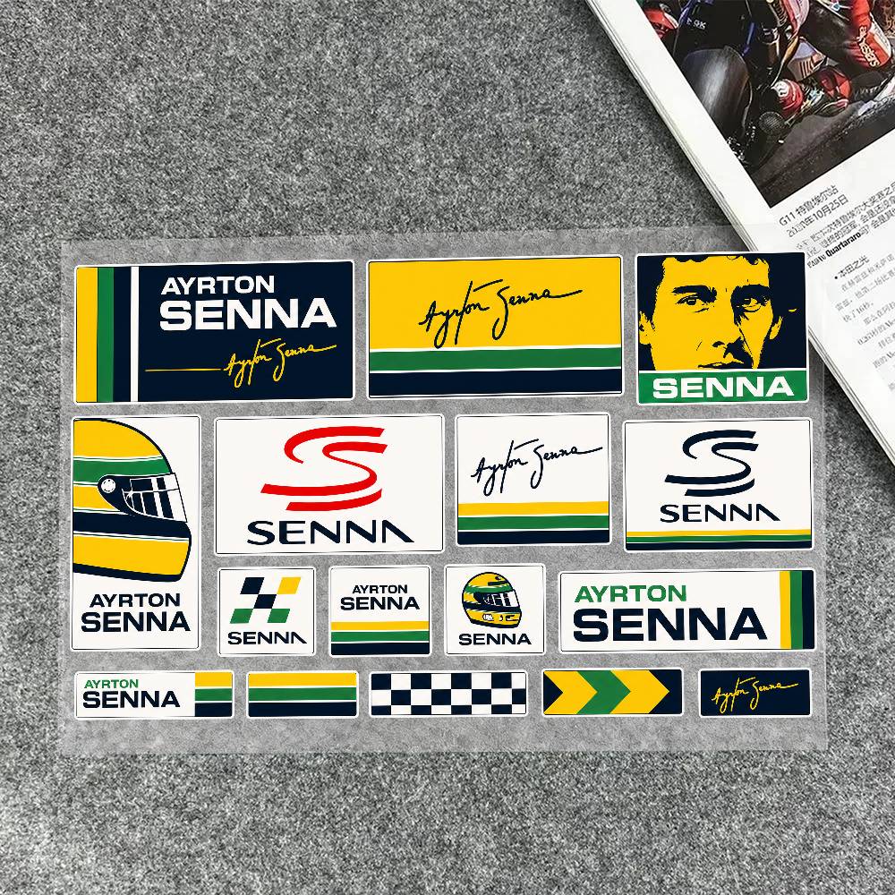Autocollants A-Ayrton S-Senna  - Laptop Accessories Ideas avis et prix